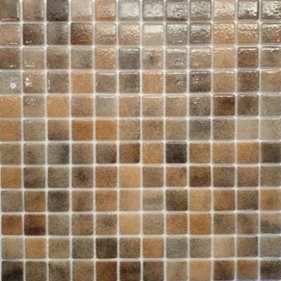 Gidrostroy Стеклянная мозаика QN-012 Коричневая Глянцевая 2,5x2,5 31,7x31,7 см
