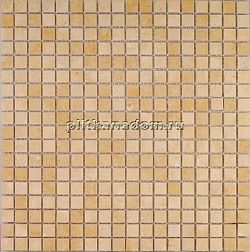 Premium Marble Чистые цвета Jerusalem Gold Tumbled Мозаика 1,5x1,5 29,7x29,7 см
