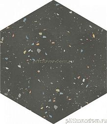 DNA tiles Terrazzo Graphite Colours Керамогранит 32x36,8 см