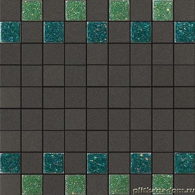 La Fabbrica Montenapoleone Fandango Musa Starlight Verde Mosaico Мозаика 30x30