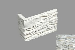 Камнелит Искусственный Камень Сланец Тонкий Серый Угол 9,2х37,2 см