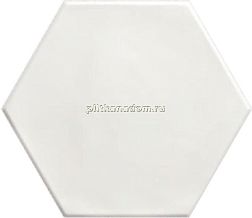 Ribesalbes Geometry Hex White Matt Белый Матовый Керамогранит 15х17,3 см