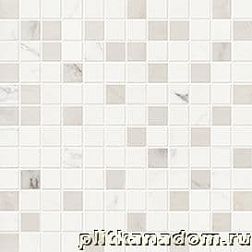 Ascot Ceramishe Glamourwall GMCX10 Calacatta Mix Мозаика 2,5х2,5 30х30 см