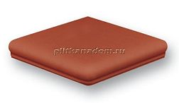 Stroeher Keraplatte Terra 215 Patrizierrot Угловая Ступень - флорентинер 34,5х34,5 см