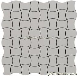 Ce.Si Butterfly Allumino Rett Серая Матовая Ректифицированная Мозаика 2,5x5 30x30 см