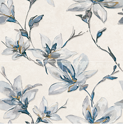 Azori Palladio Синее Матовое Панно 63x63 см (из 2-х плиток)