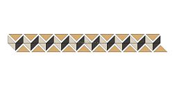 Top Cer Inver Jeddah Border Микс Матовый Бордюр 5,3x41,3 см