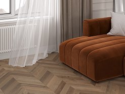 Wood Lux Walnut Chevron M