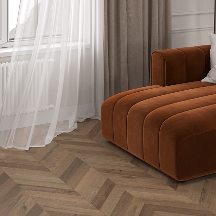 Wood Lux Walnut Chevron M