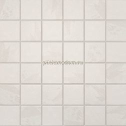 Estima Luna LN00-TE00 White Белая Неполированная Мозаика 30х30 (5х5) см