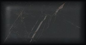 Керама Марацци Фрагонар 16074 Настенная плитка чёрный грань 7,4х15 см