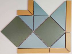 Керамика будущего(CF Systems) Метлахская плитка Злата Микс Матовый Угол 19,9x19,9x18,5