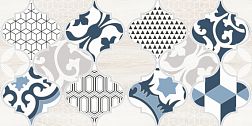 Lasselsberger-Ceramics Мореска Синий 1 Декор 20х40 см