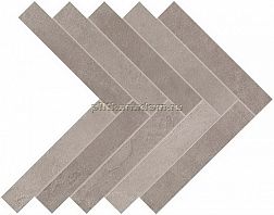 Atlas Concorde Dwell Gray Herringbone Декор 36,2x41,2 см