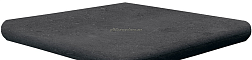 Exagres Portland ML С-3 Black Черная Матовая Ступень угловая 33х33 см