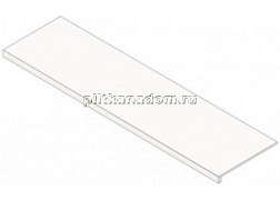 Atlas Concorde Russia Empire Calacatta Diamond Белая Матовая Ступень Фронтальная 33x80 см