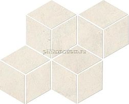 Atlas Concorde Raw White Mosaico Esagono (A0Z9) Неглазурованный керамогранит 35х30 см