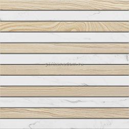 Ametis Supreme SM01-SI03 Platinum Fascia Микс Неполированная Мозаика 30х30 см