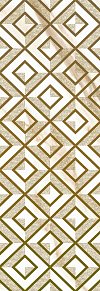 Kerlife Royal Gold Бежевый Глянцевый Декор 24,2x70 см