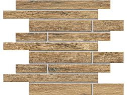 Estima Brigantina BG 01 Oak Muretto Коричневая Матовая Мозаика 30х35 см