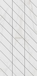 Ametis Supreme Gold Фальшмозаика SM02 Corner Белый Неполированный Декор Левый 30x60 см
