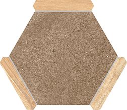 Monopole Avant Sacramento Marron Pino Коричневый Матовый Керамогранит 22x25 см