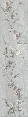 Керама Марацци Кантри Шик SG401800N Серый декорированный Керамогранит 9,9х40,2 см