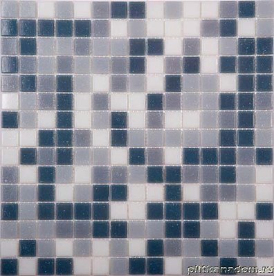 NS-mosaic Econom series MIX12 Мозаика стеклянная серая 32,7х32,7 см