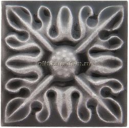 Adex Studio Taco Relieve Flor Volcanico 2 Вставка 3x3 см