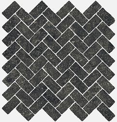 Italon Room Floor Project R.S. Black Mosaico Cross Cerato Мозаика 31,5х29,7 см