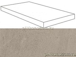 Atlas Concorde Russia Wise 620070001136 Silver Grey Scalino Angolare Sx Ступень угловая левая 33х60 см