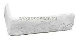 Imperator Bricks Старинная мануфактура Угол Белый Искусственный камень 26х7х13 см