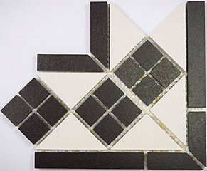 Керамика будущего(CF Systems) Метлахская плитка Диана Микс Матовый Угол 21,4x21,4x14,6