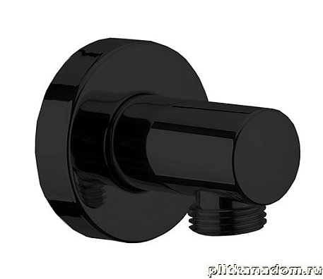Webert Shower Set AC0344560 Шланговое подключение латунное Д15-Д15 (черный)