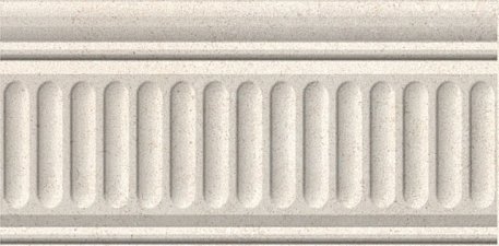 Керама Марацци Золотой пляж 19021-3F Светлый беж структурированный Бордюр 9,9х20 см