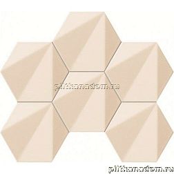 Tubadzin Beat of White Нex Мозаика 28,9х22,1 см