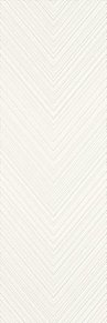 Paradyz Classy chic Bianco Struktura B Rekt Белая Матовая Ректифицированная Настенная плитка 29,8x89,8 см