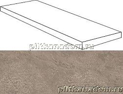Atlas Concorde Russia Force 620070001032 Grey Scalino Angolare Sx Ступень угловая левая 33х60 см