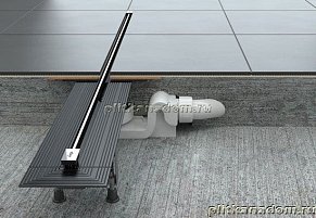 Viega Advantix Visign SR1 686284 дизайн-вставка с комплектующими для монтажа и боковыми накладками