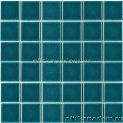 Starmosaic Homework Crackle Green Glossy (LWWB80081) Зеленая Глянцевая Мозаика 30,6х30,6 (4,8х4,8)