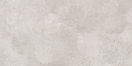 Meissen State 16885 Листья Серый Матовый Ректифицированный Керамогранит 44,8x89,8 см