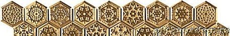 APE Ceramicas Mosaics Remate (9) Adelaide Gold Бордюр 4,5x30