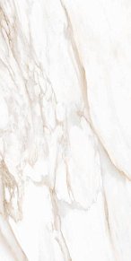 Tuscania White Marble Calacatta Oro Lapp Rett Белый Лаппатированный Ректифицированный Керамогранит 60х121 см