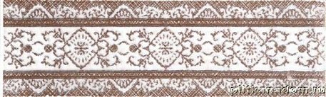 Gracia Ceramica Шамони 01 Бордюр коричневый 25x7,5