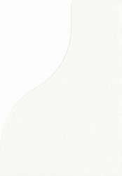 Equipe Curve 28856 White Matt Белая Матовая Настенная плитка 8,3x12 см