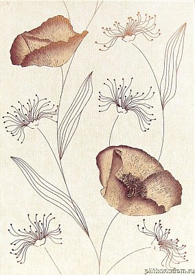 Azulindus & Marti Siena Floral Desc Crema Декор 31,6x45