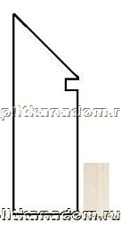 Atlas Concorde Etic Rovere Bianco Battiscopa Sag.SX Плинтус 7,2x30 см