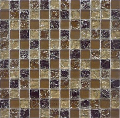 Muare Мозаика камень+стекло QG-069-23-8 30,5х30,5