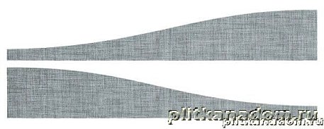 Atlas Concorde Fibra Grey Listone Wave Mix 2 Декор 8,7x60