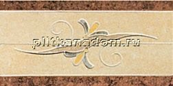 Casalgrande Padana Marte Rosa Portogallo Fascia Floreale B Levigato Бордюр 15х30 см
